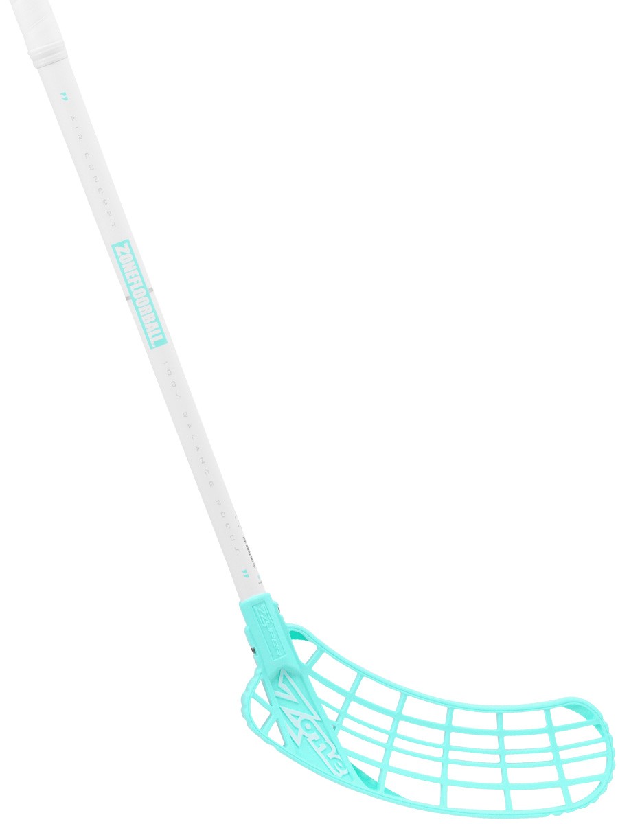Zone Innebandyklubba ZUPER AIR SL 29 white/turquoise Zone Innebandyklubba ZUPER AIR SL 29 white/turquoise